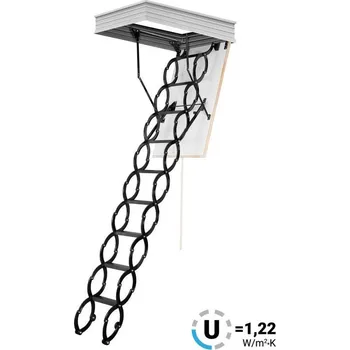 Schodiště Půdní schody OMAN FLEX TERMO METAL BOX 80X70