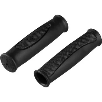 grip Gripy FORCE gumové, hladké/vroubkované - Černá, 110mm
