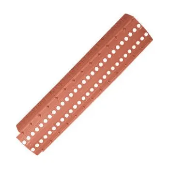 Podlahová lišta KMB kartáčová lišta hnědá