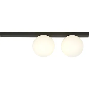 Emibig Fit stropní světlo 2x10 W černá-opálová 1124/2