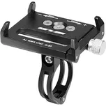 Držák na telefon na kolo PRO-T-Smartphone holder dural universal 52 Černá