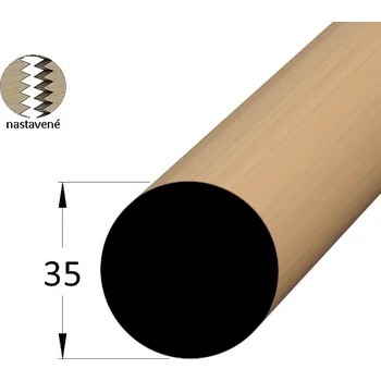 Dřevo Konstrukční hranol - HF 70x95 SM /390 hoblované
