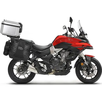 Motodoplněk Kompletní sada sedlových brašen SHAD TERRA TR40 a hliníkového 55L topcase, včetně montážní sady SHAD Voge 500DS / 500DSX