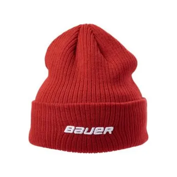 Kšiltovka Bauer Kulich Bauer Team Ribbeed Toque SR, Barva RED 672986