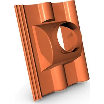 Střešní krytina KMB Beta prima cihlová taška pro turbokotel