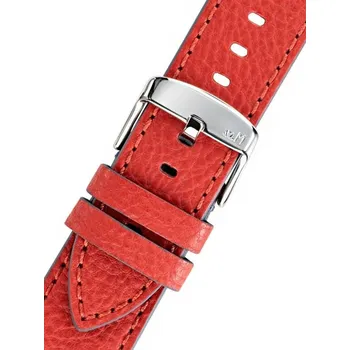 Řemínek na hodinky Kožený řemínek Morellato Paragliding 5394D14.082 M, červený - 20 mm