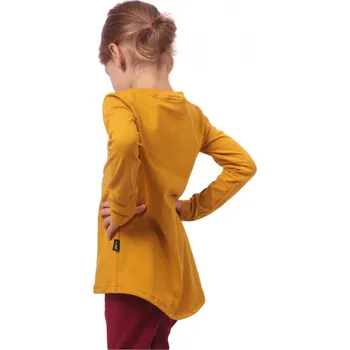 Dívčí tričko Dívčí tričko, dlouhý rukáv, hořčicové 116