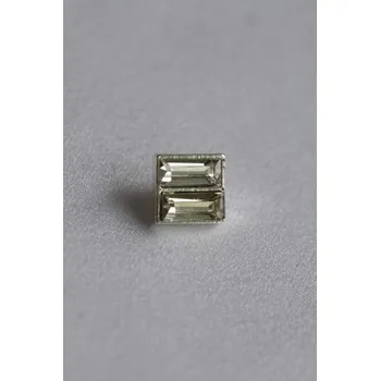 Knoflík Knoflík ŠTRASOVÝ ČTVEREC 3668/16 - Štras, 8x8 mm