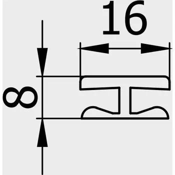 Příslušenství k oknu SKLADOVÁ-OKNA.cz Spojovací profil bílý typ H pro okna a dveře REHAU Smartline+