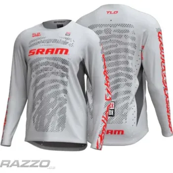 cyklistický dres Dres na kolo TroyLeeDesigns Sprint Jersey SRAM Shifted Cement 2024 XL