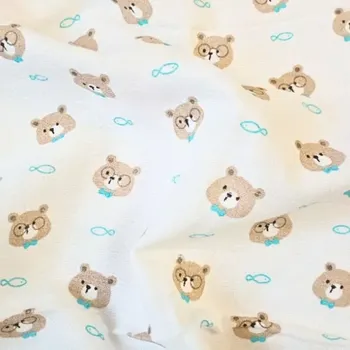 Prem plenková osuška Meďa brýle 90x100 cm (Osuška pro kojence)