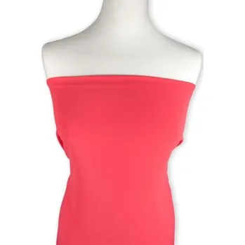 Metráž - Kostýmovka Pes/Ly LOSOSOVÝ Efes - látka na šaty a kostým - Lososová, 140 cm