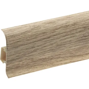 Podlahová lišta Podlahová lišta soklová PVC - Cezar Premium 126 Dub Newada matný (2,2m)