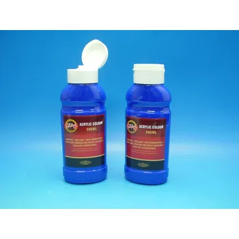 Výtvarná barva KOH-I-NOOR Akrylová barva 1627/0410 ultramarin 500ml