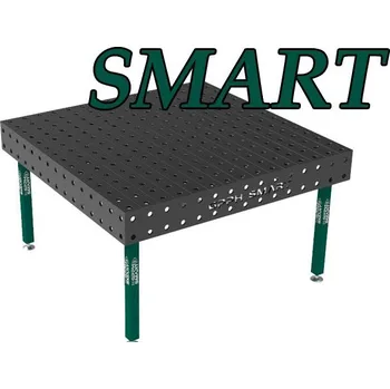 Dílenský stůl GPPH Svařovací stůl SMART (15mm) - 1500x1480mm - díry o průměru 16mm, nohy s kolečky