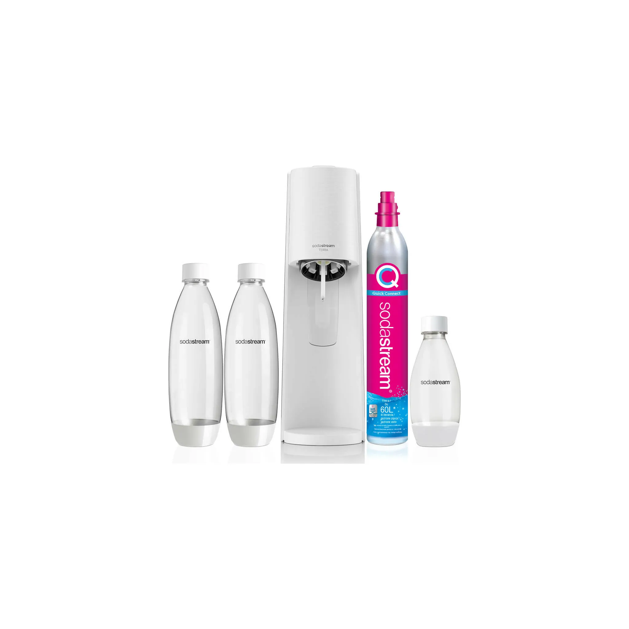 Fotografie 2 - Výrobník sody SodaStream Terra bílý Megapack