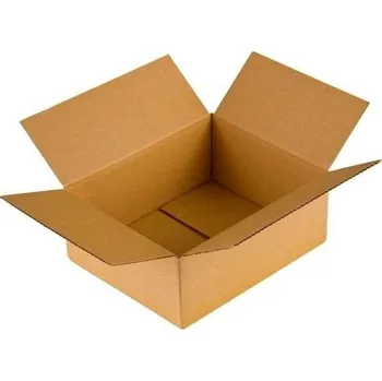 Obalový materiál Kartonová krabice klopová 400x350x150 mm 3VVL B 320g/m2 hnědá - paleta 680 ks