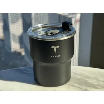 Hrnek nerezový s brčkem do auta - B