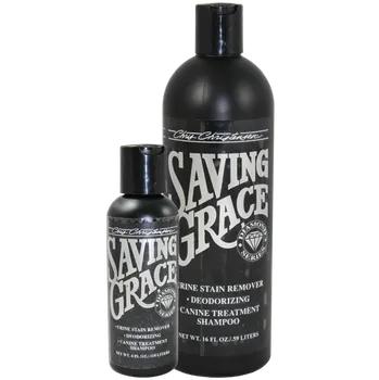 Kosmetika pro psa Chris Christensen Saving Grace šampon na skvrny Obsah: 118ml