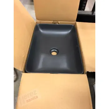 Černé umyvadlo 50x36cm (na desku )
