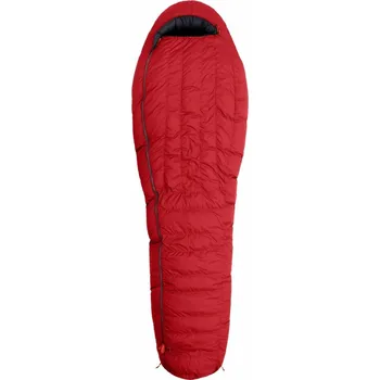 Spacák Péřový spací pytel WARMPEACE Horizont 1400 - 180cm Mars red/black Levý zip