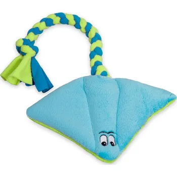 Hračka pro psa Hračka pro psy Rejnok - modrá-zelená 33 cm