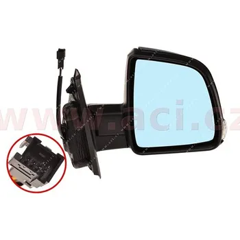 Auto zrcátko ACI zrcátko pro OPEL Combo 11- s tepl. čidlem a blikačem pro lak, jedno sklo (8pinů) P