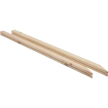 Opora na rostlinu Dřevěný sloupek pro paletový nástavec, vhodné pro: uchycení mřížky na popínavé rostliny, 118 × 4,1 cm, 2 ks GTS-1180X0041X41