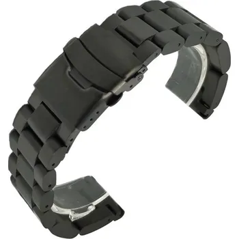 Řemínek na hodinky Ocelový náramek Ricardo Vacone, černý