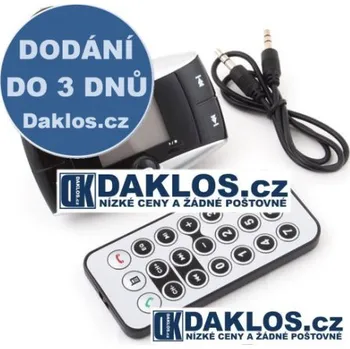 FM transmitter Bluetooth MP3 FM transmitter do auta / 12 V s dálkovým ovladačem / Hands-free