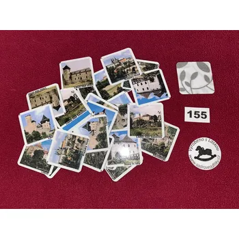 Pexeso HandMade by VeJa Velké pexeso vel.XL č.155 - Hrady a zámky (36kousků)