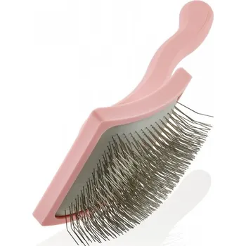 Kartáč pro zvířata Profesionální drátkový kartáč Yuup! PINK Velikost: malý
