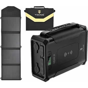 Powerbanka Set powerbanka Viking VIDAR III 96 000 Ah a solární panel Viking L 60W - Viking VIDAR III 96 000 Ah a solár Viking L 60W