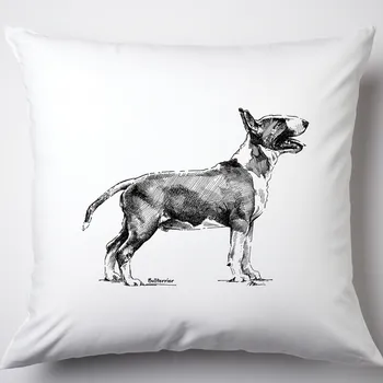 Polštář Polštář - Bullterrier Typ povlaku: Plyš