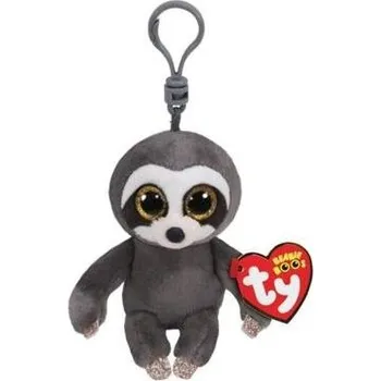 plyšák TY Beanie Boos DANGLER - šedý lenochod, 8,5 cm