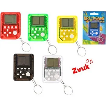 Mikro Trading Přívěsek na klíče mini brickgame 6cm na baterie se zvukem 6 barev
