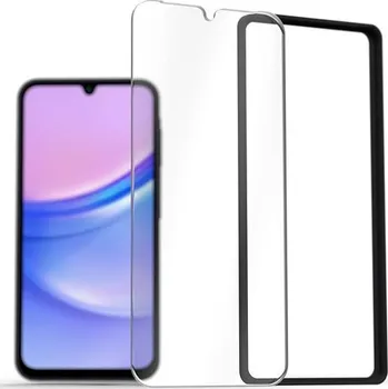 AlzaGuard 2.5D Glass EasyFit 2 Pack pro Samsung Galaxy A15 s instalačním rámečkem