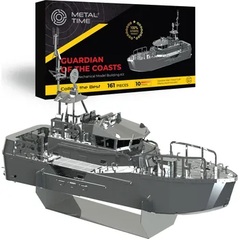 ostatní stavebnice Kovová stavebnice Metal Time - Člun pobřežní stráže