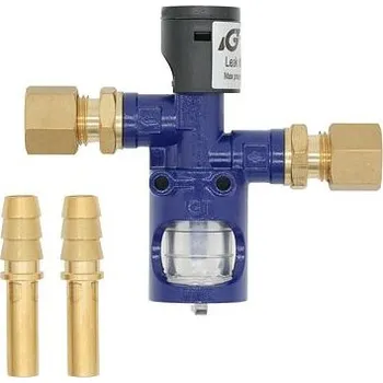 Zabezpečení domácnosti Detektor úniku plynu IGT Gas Leak Tester A900 plynová přípojka 2 × převlečná matice 8 mm + 2 × hadičník 10 mm