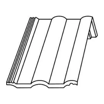 betonová krytina Bramac Classic standard taška pultová základní tmavohnědá