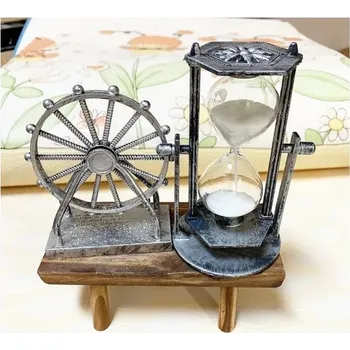 Hodiny Retro ferris wheel hodiny | dekorace do interiéru | přesýpací hodiny - D