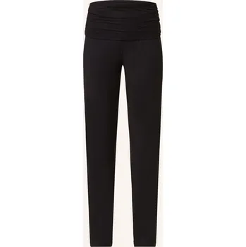 Dámské kalhoty Hanro Dámské Pohodlné Domácí Kalhoty Yoga, černá, 38