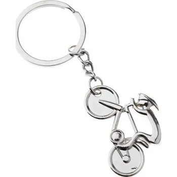 Casa de Engel Kovový přívšesek na klíče - cyklista