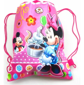 Školní sáček Sáček na přezůvky - MINNIE MOUSE - růžový 1 (Značka: DISNEY)