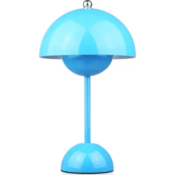 Stojací lampa Interlook HJA27-1-BLUE | Stylová stolní lampa | Bezdrátová noční lampa se třemi barvami osvětlení