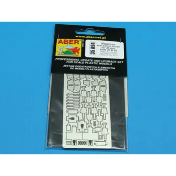 Plastikový model Aber Models 1/35 Magazines & ammo boxes for 20mm KwK 30 & 38