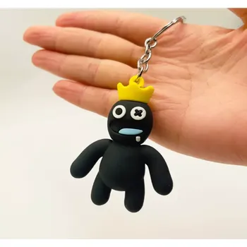 Přívěsek na klíče - RAINBOW FRIENDS - ČERNÝ (Značka: ZHENG)