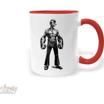 Hrnek - Pepek námořník Barva: Červená