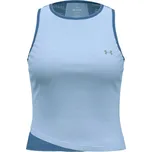 Tréninkové tílko dámské UNDER ARMOUR Armour Breeze Tank, Celeste / Starlight / Metallic Silver - XS