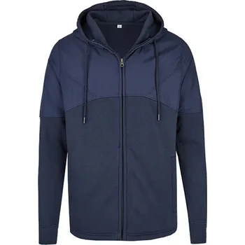 Pánská mikina Unisex mikina Miners Mate s kapucí a na zip s voskovou úpravou proti dešti Barva: modrá námořní, Velikost: XL MY910